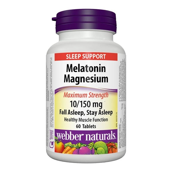 Webber naturals Melatonin 10 + Mg 150 60 Tab
