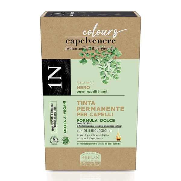 Helan Capelvenere Permanent Hair Dye Black 1n