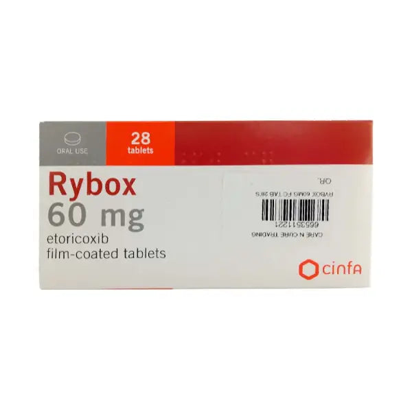 rybox 60mg tab 28's
