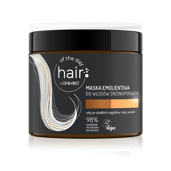 Hair Of The Day By Onlybio. Emollient Mask For Medium Porosity Hair 400ml
