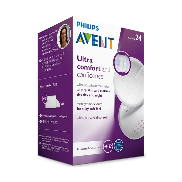 Philips Avent Ultra Comfort Disposable Breast Pads 24 Pcs