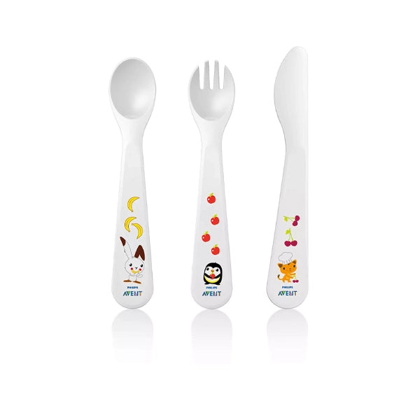 Philips Avent Fork &amp; Spoon &amp; Knife 18+m