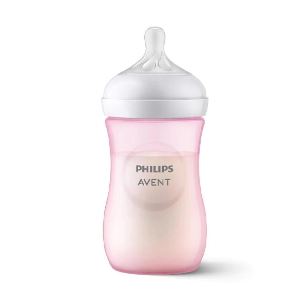 Philips Avent Natural Bottle Pink 260 Ml 1+m