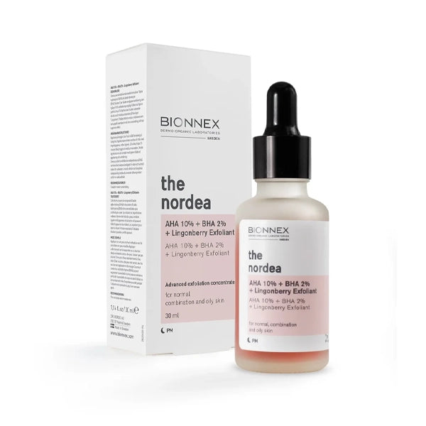 Bionnex Nordea Serum Aha 10%+bha 2% Exfoliate+lingonberry 30ml