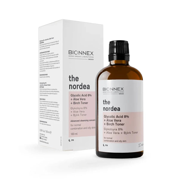 Bionnex The Nordea Glycolic Acid 8% Toner — Bionnex | تونر حمض الجليكوليك مع الصبار والبتولا للتقشير
