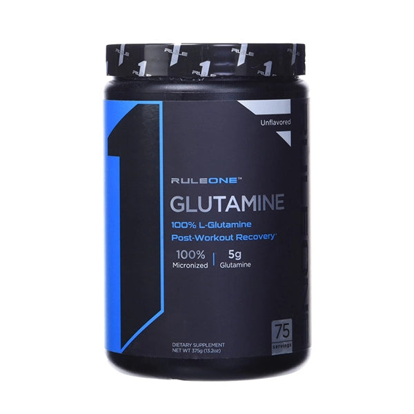 Rule One Proteins Glutamine Unflavoured 375 G - Muscle Recovery - Rule One Proteins