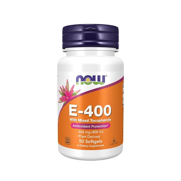 Now E-400mg Softgels 50's 