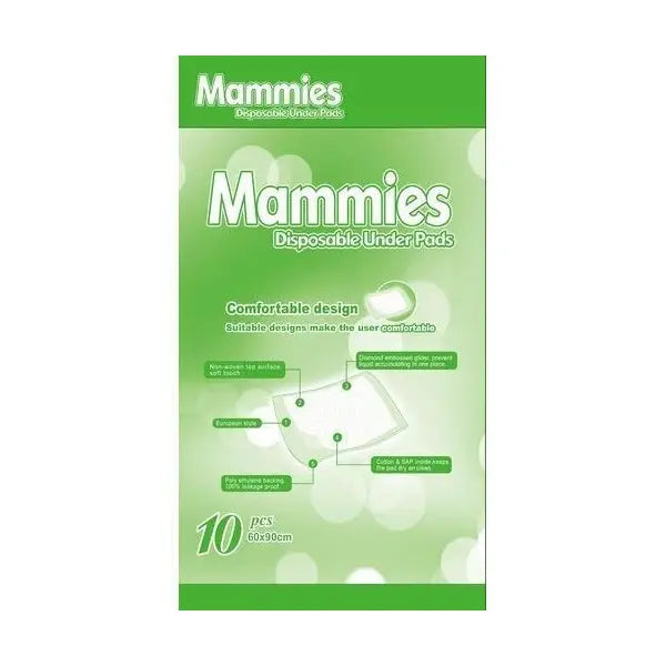 mammies underpads adult 10's