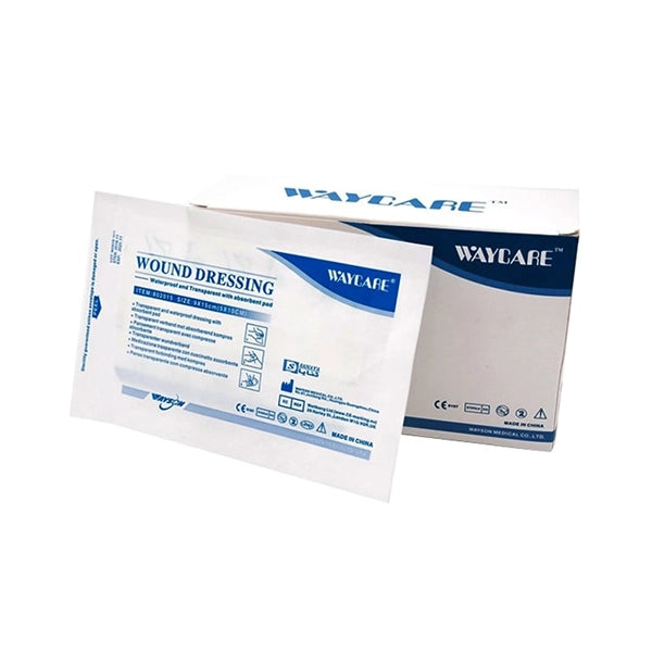 Waycare Waterproof Dressing With Pad 5*7.5 Cm 100 Pcs