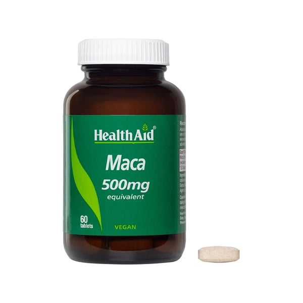 Health Aid Maca 500mg Vegan Tabs 60's