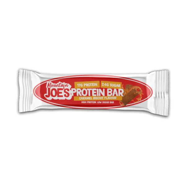 Mountain Joe’s Protein Bar Caramel Biscuit 55 G - muscle recovery - Mountain Joe's