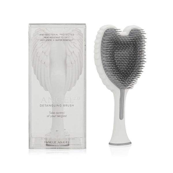 Tangle Angel Professional 2.0 Soft Touch Hair Brush Matt White 