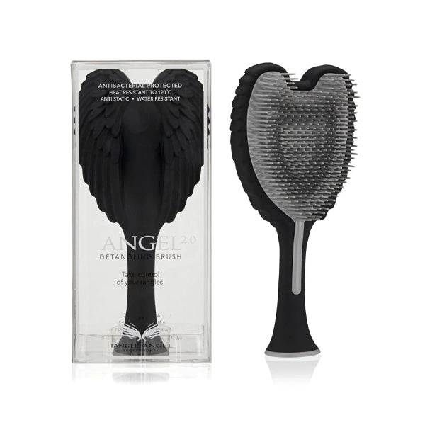 Tangle Angel Professional 2.0 Soft Touch Hair Brush Matt Black 