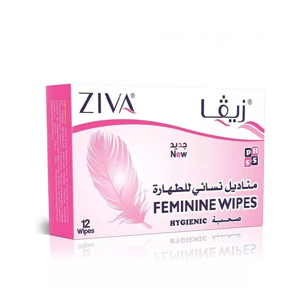 Ziva Feminine Wipes 12's