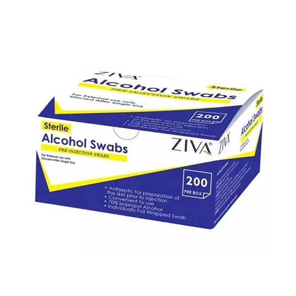 Ziva Alcohol Swab 200's