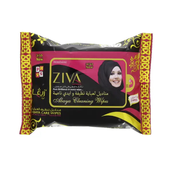 Ziva Abaya Cleaning Wipes 25's Flowpack