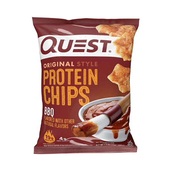 Quest Nutrition Protein Chips Bbq 32 G - high protein snack - Quest Nutrition