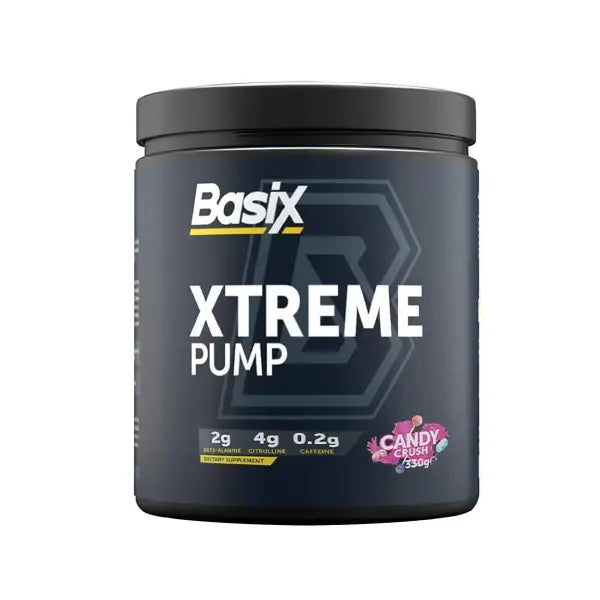 basix xtreme pump 315gm candy crush - energy - Basix