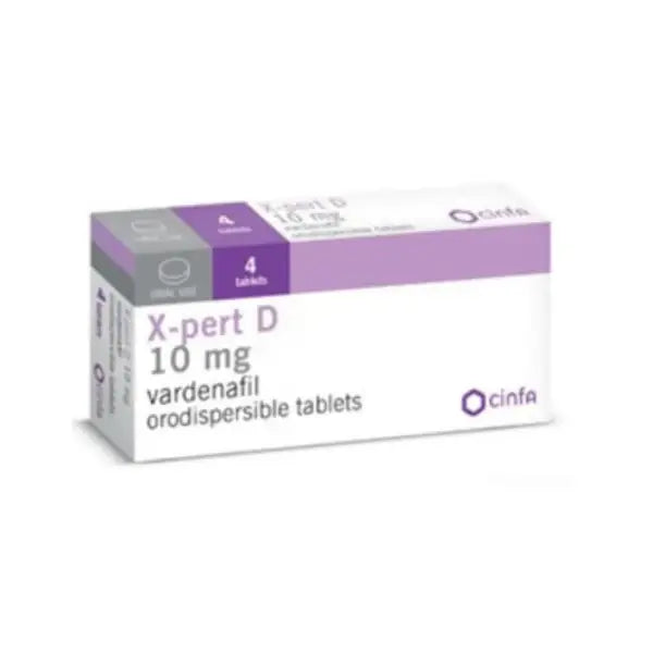 x-pert d 10mg tab 4's