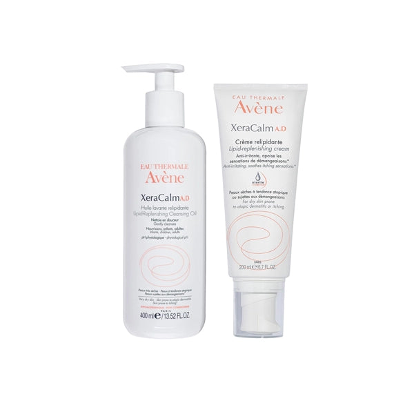 Avene Xeracalm Cream + Avene Xeracalm Oil Free