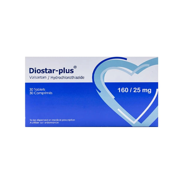 Diostar Plus 160mg/25mg Tab 30's 