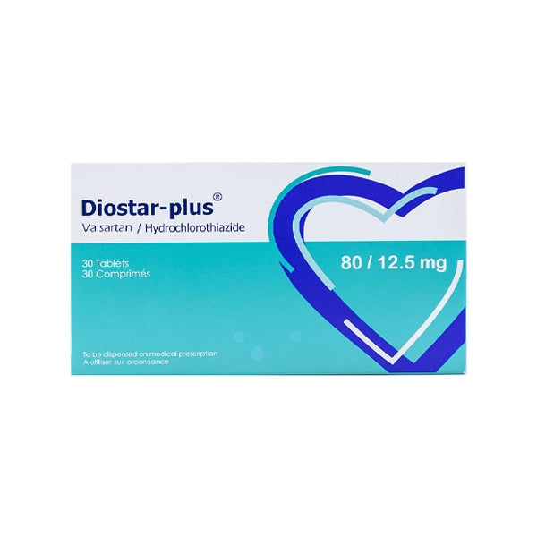 Diostar Plus 80mg/12.5mg Tab 30's 