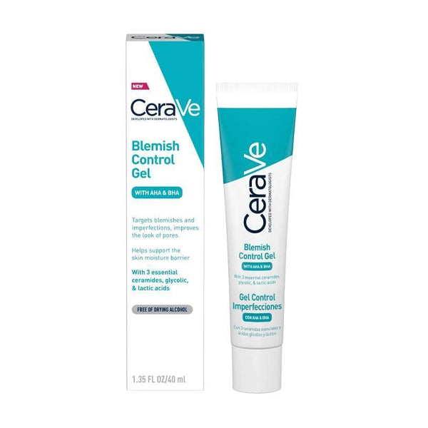Cerave Blemish Control Gel With Aha &amp; Bha 40 Ml