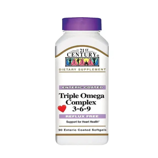 21st century triple omega 3,6,9 softgel 90's