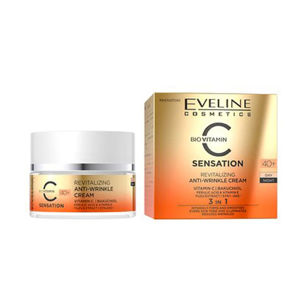 Eveline C Sensation Revitalising Day &amp; Night Cream 40+ 50 Ml
