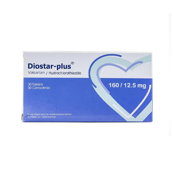 Diostar Plus 160/12.5mg Tab 30's 