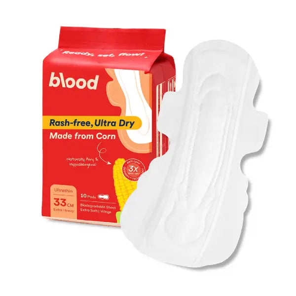 Blood Extra Heavy Ultra Thin 10 Pads