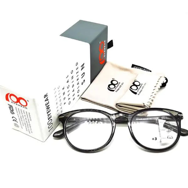 100Eyewear Reading Glass Gray(+3)