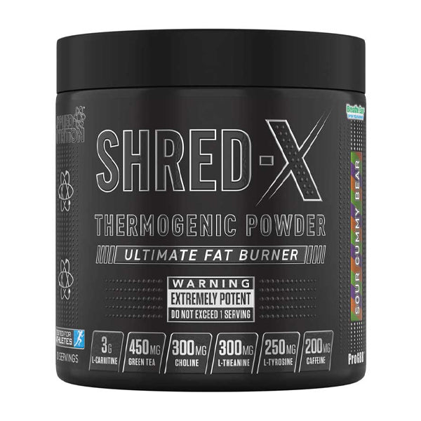 Applied Nutrition Shred-x Sour Gummy Bear Ultimate Fat Burner 300 G - Fat Burner - Applied Nutrition