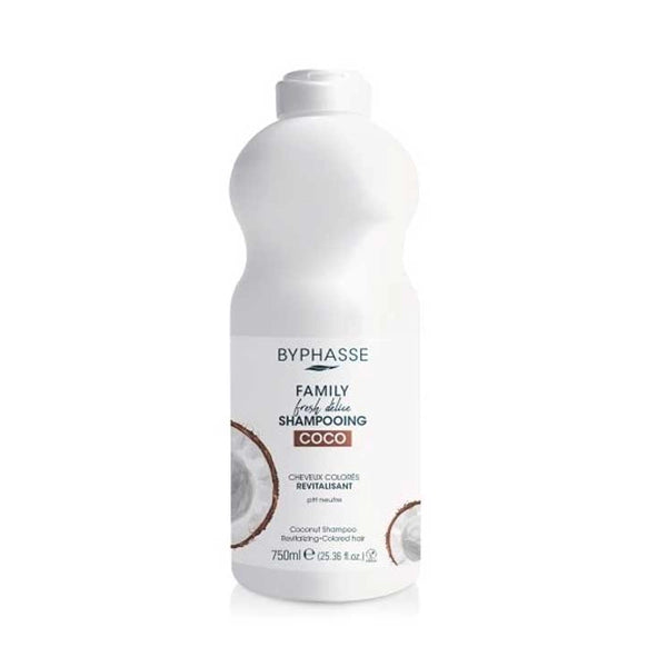 Byphasse Coconut Shampoo For Colored Hair 750 Ml