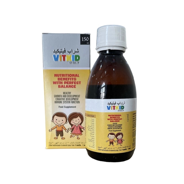 Vitkid Kids Vitamins Syrup 150 Ml