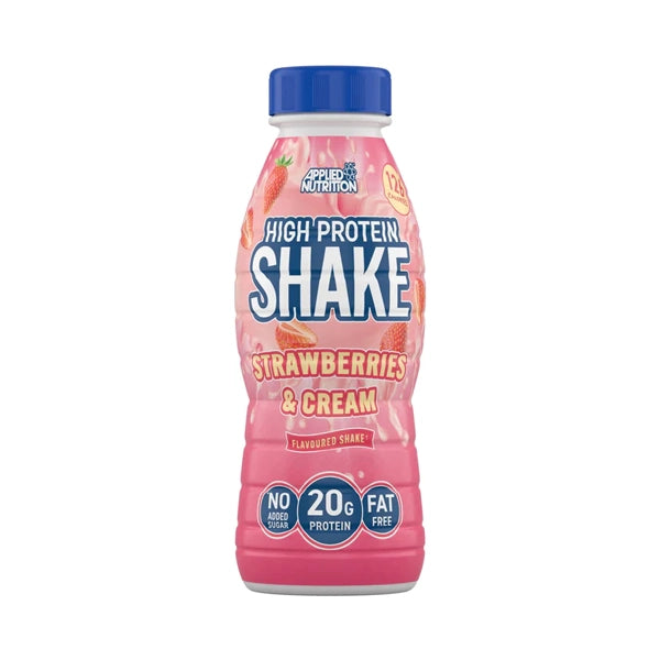 Applied Nutrition High Protein Shake Strawberries &amp;amp; Cream 330 Ml - Protein Intake - Applied Nutrition