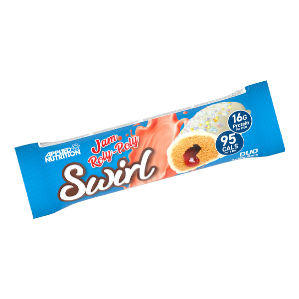 Applied Nutrition Swirl Protein Bar Jam Rolly Poly 60 G - High Protein - Applied Nutrition