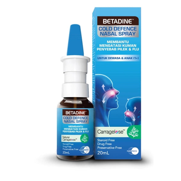 Betadine Cold Defence Nasal Spray 20 Ml