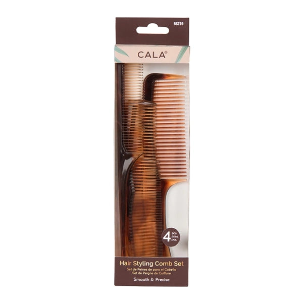 Cala Hair Styling Comb Set 4 Pcs