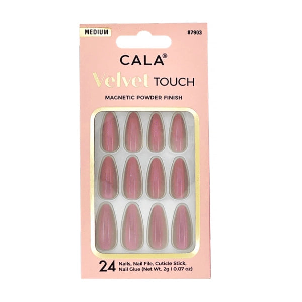 Cala Velvet Met Almond 24 Nails