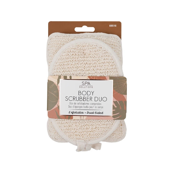 Cala Body Scrubber Duo-beige 