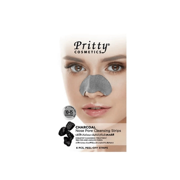 Pritty Nose Pore Strips Charcoal 6pcs