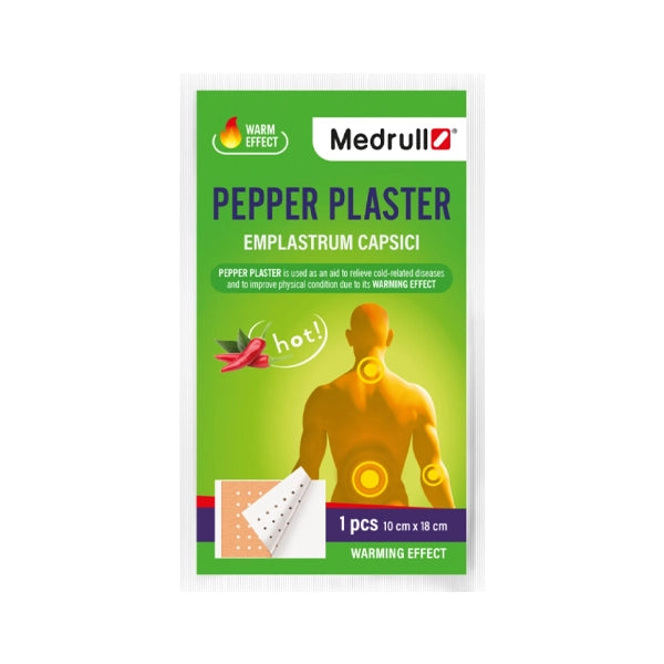 Medrull Peper Plaster Size 10x18cm 1's