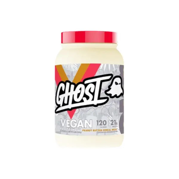 Ghost vegan protein 28'svg 2.2lb peanut butter cereal milk - protein - Ghost