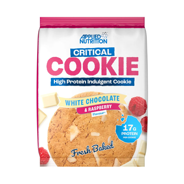 Applied Nutrition Critical Cookie Bar White Chocolate Raspberry 85 G - Sweet Treat - Applied Nutrition