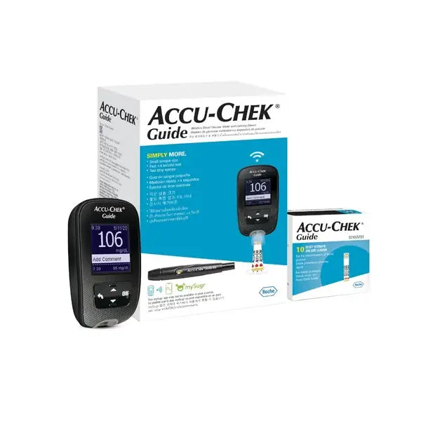 Accu Chek Guide Machine + 50 Strips ( Offer Pack )