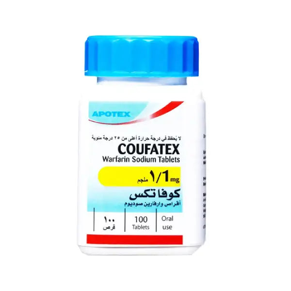 coufatex 1mg tab 100's