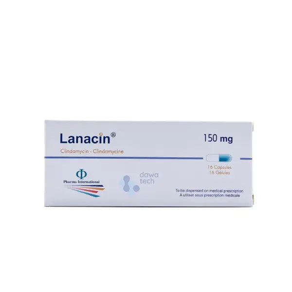 lanacin 150mg cap 16's (piu28)
