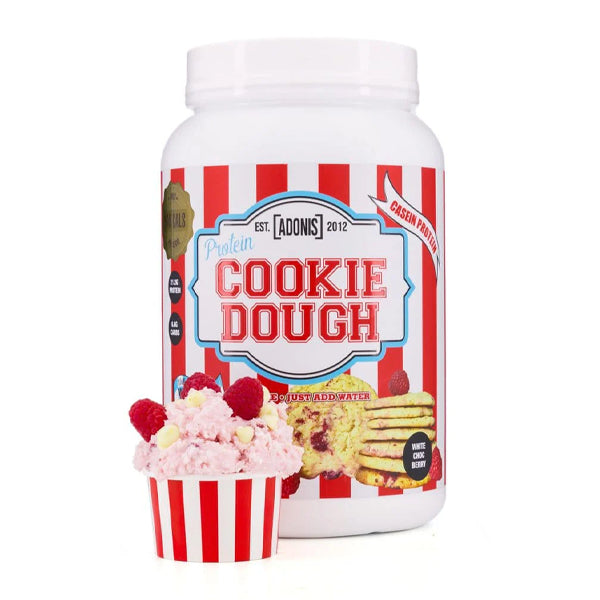 Adonis Protein Cookie Dough White Choc Berry 1 Kg - High Protein - adonis