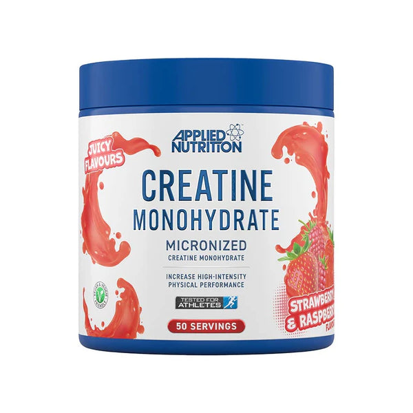 Applied Nutrition Creatine Monohydrate Strawberry &amp;amp; Raspberry 250 G - Energy Boost - Applied Nutrition